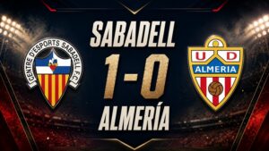 Sabadell 1-0 Almería