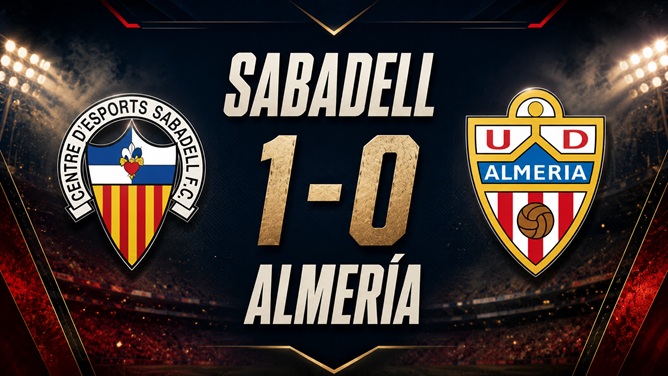 Sabadell 1-0 Almería
