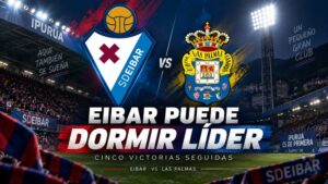 Eibar vs Las Palmas en Ipurua antes de un duelo clave por el liderato de Segunda División