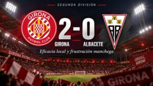 Girona vs Albacete en Montilivi durante la Jornada 7 de Segunda División