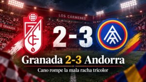 Granada vs FC Andorra en Los Cármenes durante la Jornada 7 de Segunda División