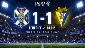 Tenerife vs Cádiz en el Heliodoro Rodríguez López durante la Jornada 7 de Segunda División